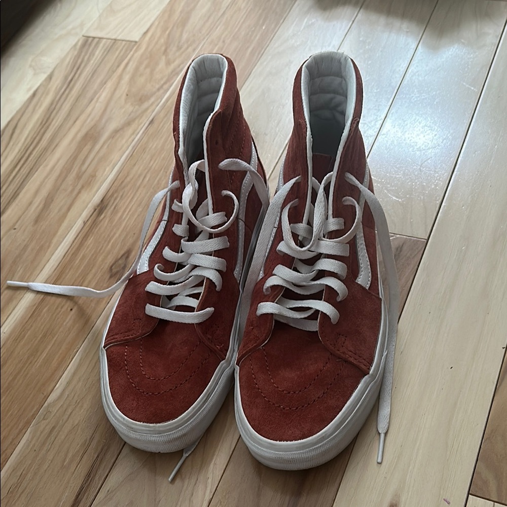 Vans High-Top Sneakers - Rust Orange
